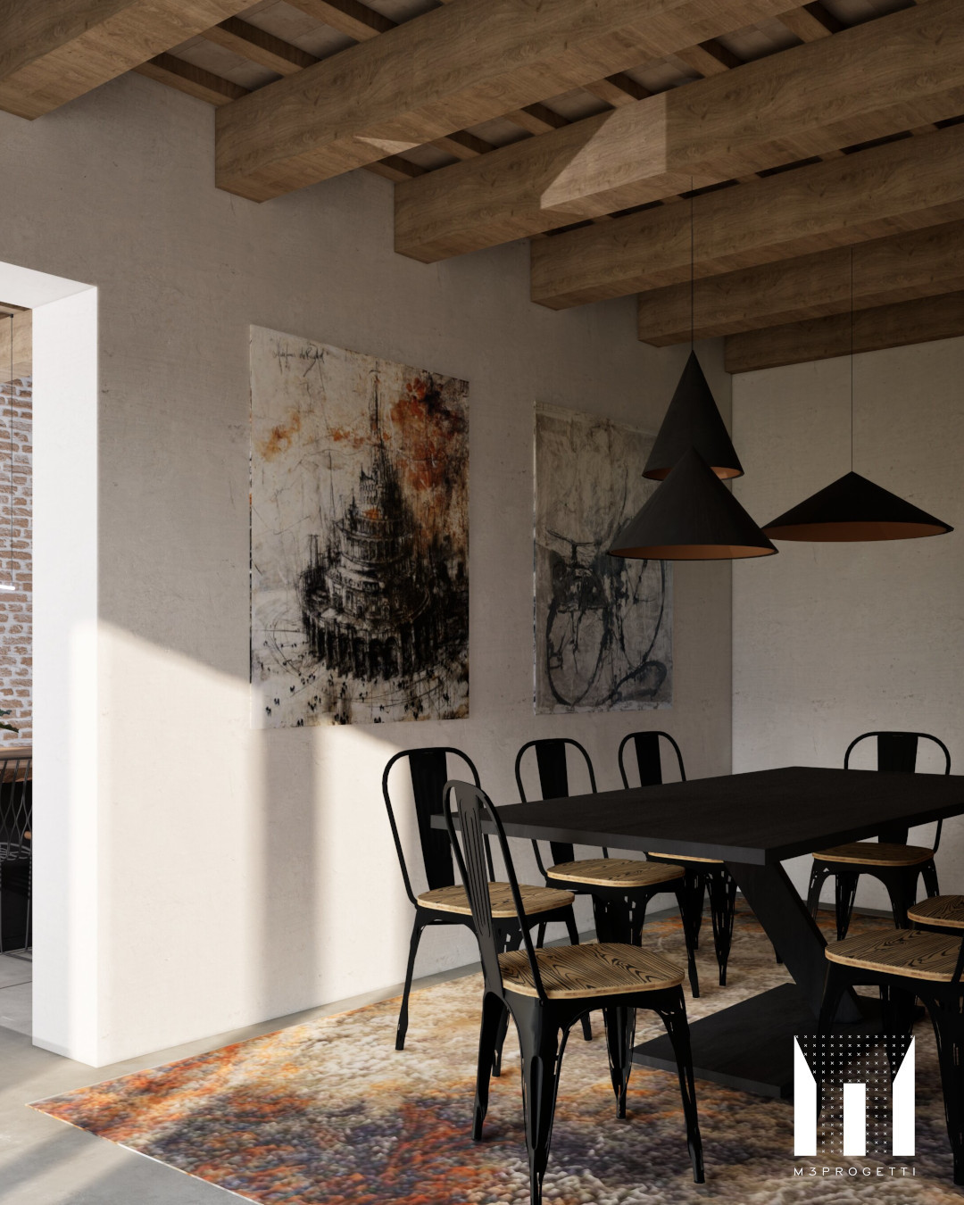 House G: an industrial dining room
Team work: @m3progetti
#industrial #industrialdesign #architecture #industrialinterior #design #renovation #architecturelovers #diningroom